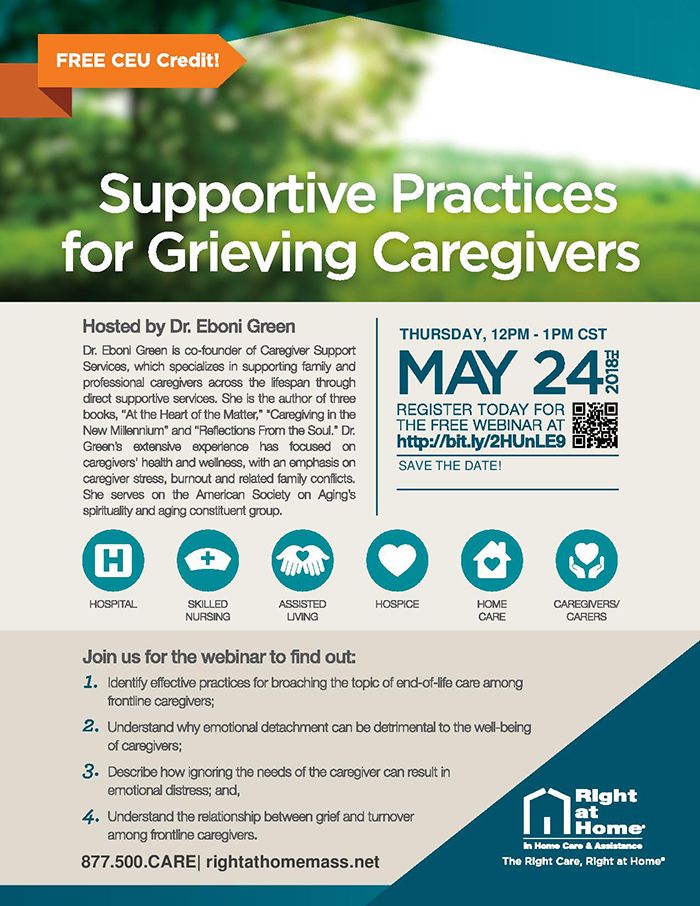 grieving caregivers webinar