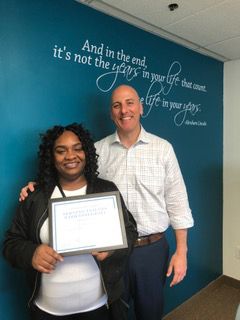 Anisha Butler, Caregiver of the Month of May