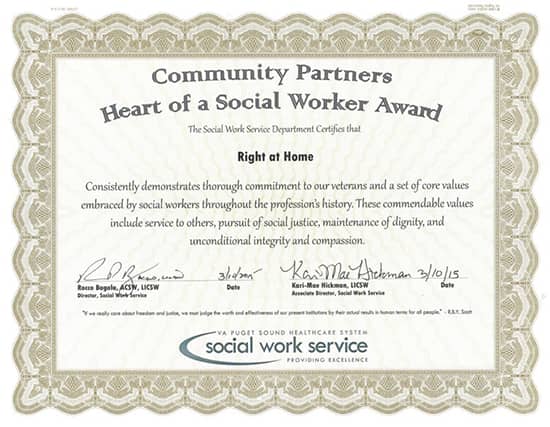 Heart of a Social Worker Award