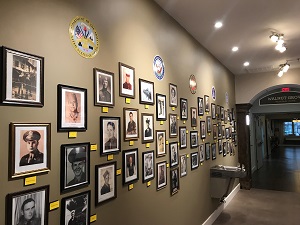 Veteran's Photo Wall at Celebration Village of Acworth Georgia