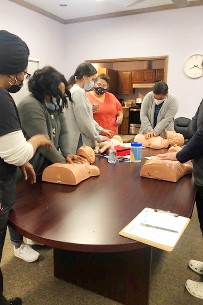 Right at Home Northwest Oklahoma City Care Team Loves CPR Training