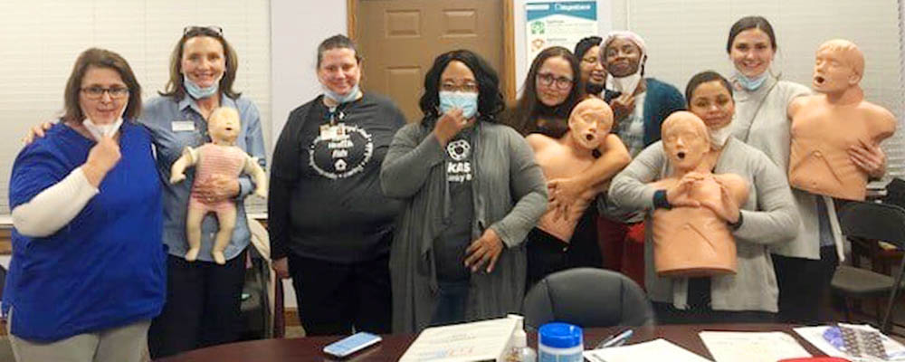 Right at Home Northwest Oklahoma City's Care Team Take Part in CPR Training Day