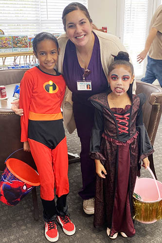 Right at Home Northwest Oklahoma City celebrates Halloween with caregivers and their families.
