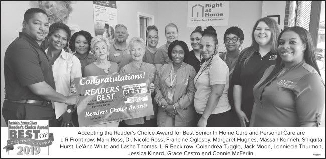 reader's choice award staff photo