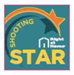 shooting star badge