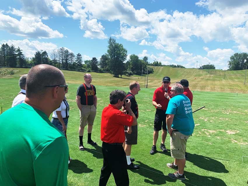 Standing on Golf Course