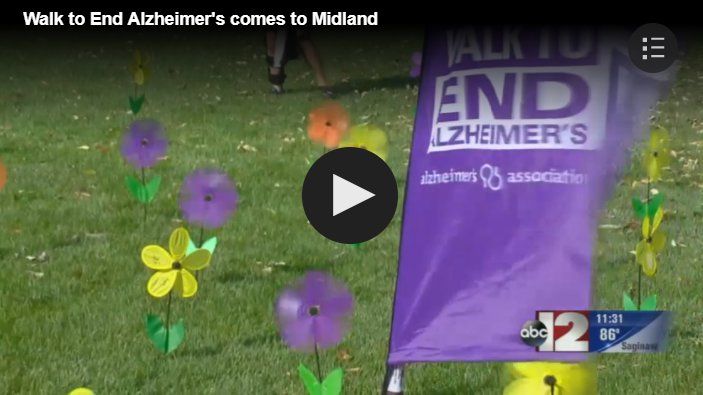 Walk to End Alzheimer's in Midland on ABC12 News