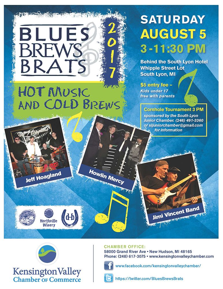 BLUES BREWS BRATS