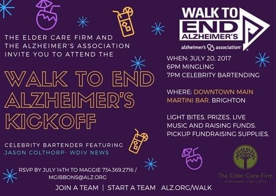 Walk to End Alz Kickoff 2017