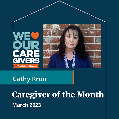 Right at Home Slidell Caregiver of the Month Cathy Kron