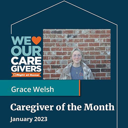 Right at Home Slidell Caregiver of the Month Grace Welsh