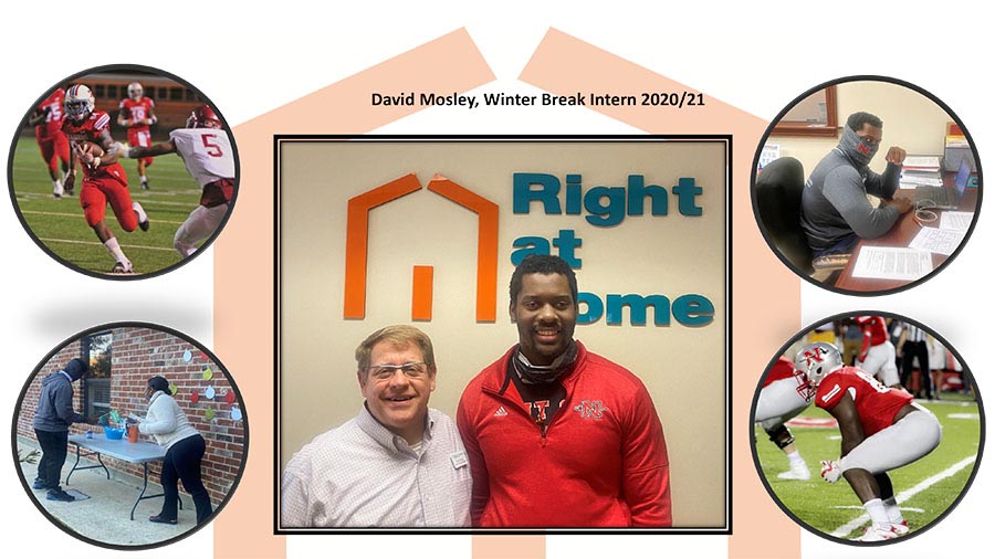 David Mosely, Right at Home Metro New Orleans' Winter Break Intern