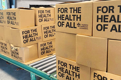 For The Health Of All Boxes From Louisiana Healthcare Connections