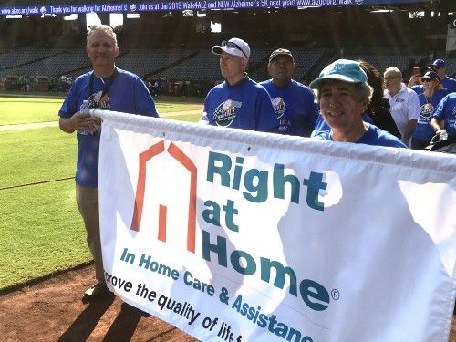 Right at Home Team at Angels Stadium