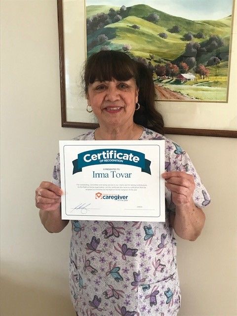 Irma Tovar 2018 Caregiver of the Year