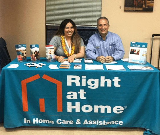 Right at Home Northwest Orange County Staff at Health Fair in Whittier 