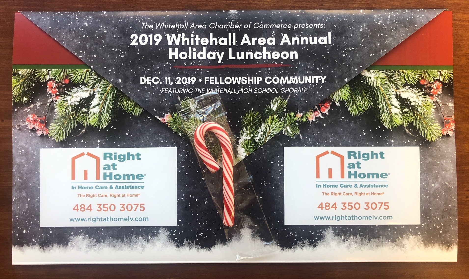 Right at Home is a proud sponsor of the holiday luncheon