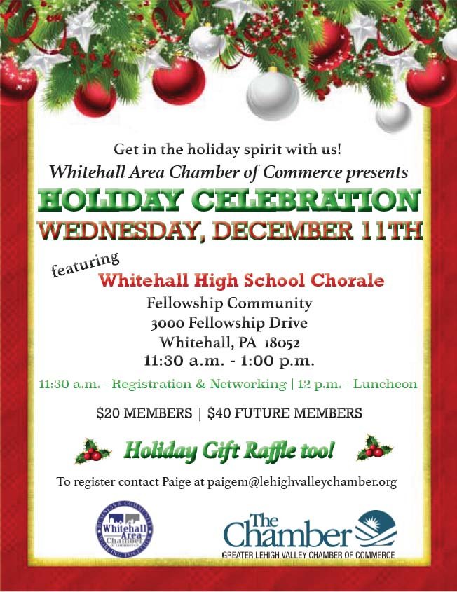 Holiday Luncheon poster