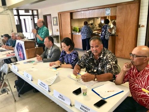 Lt. Governor candidates at the Kokua Council meeting