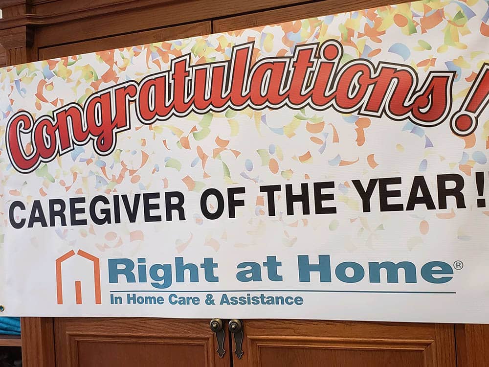 2022 Caregiver of the Year banner