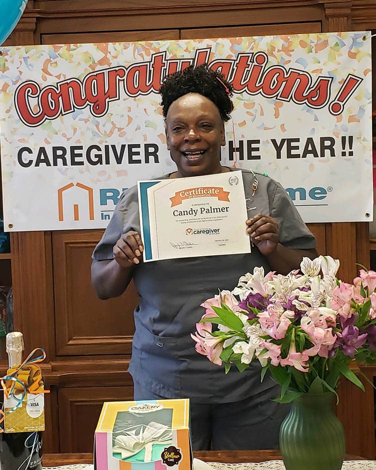 Regional Caregiver of the Year Candy Palmer