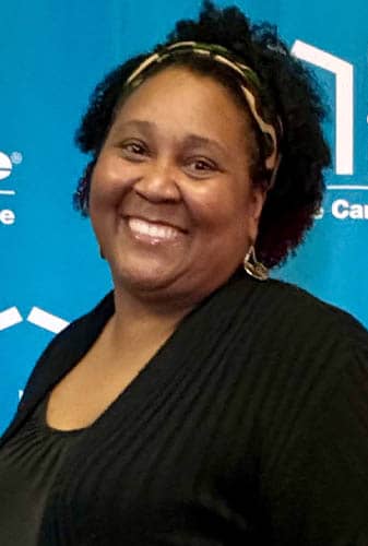 Keyonna Shawl Caregiver Spotlight Photo in Standard Head-and-Shoulders Smiling Pose