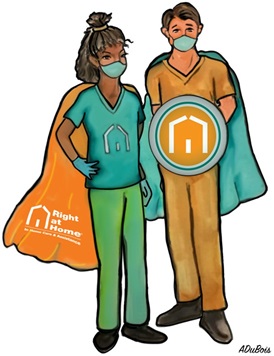 Right at Home Caregiver Superheroes