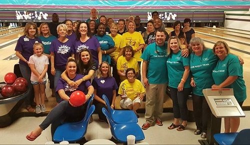 2017 Belmont NC Bowling to End Alzheimer's Event Team Photo