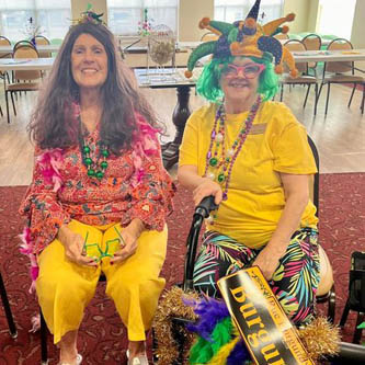 Right at Home Rockwall and Liberty Heights Gracious Retirement Living Celebrate Fat Tuesday