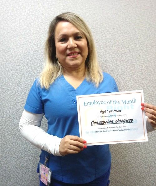 April Employee of the Month - Concepcion 'Connie' Jacques