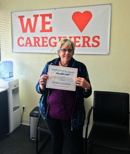 Caregiver of the Month Eileen Madden 