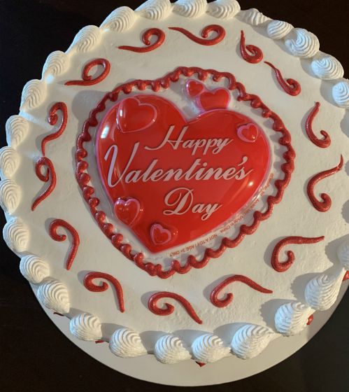 Happy Valentines Day Cake