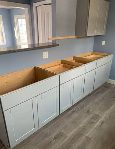 First Floor Kitchen during renovation