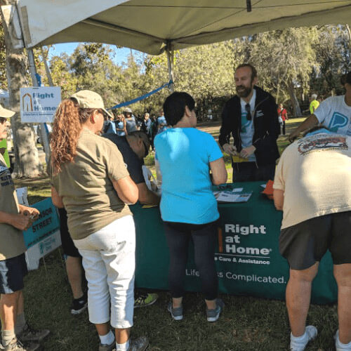 Right at Home booth at Moving Day 2018 event