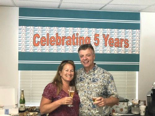 David Bullard celebrating 5 years as owner of Right at Home Monterey