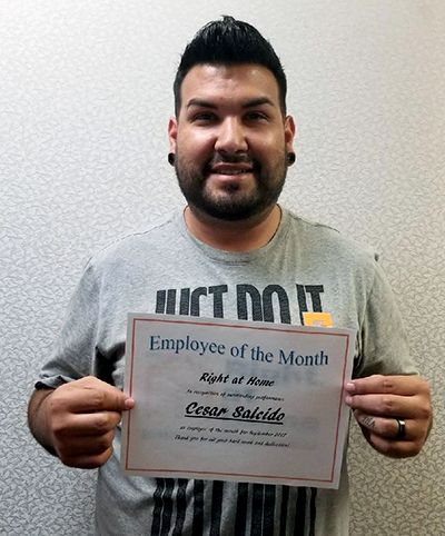 Caregiver Cesar Salcido