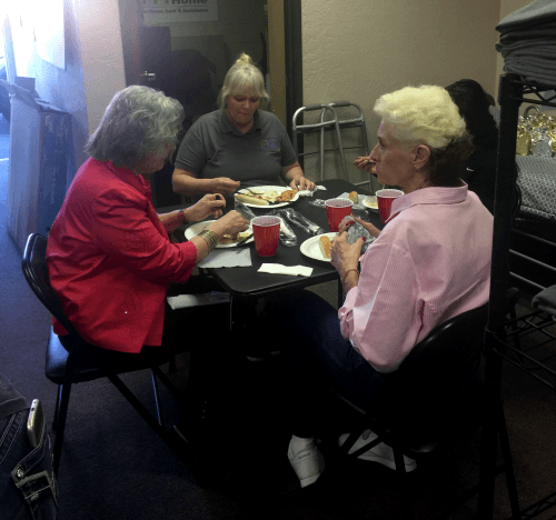 Olive Garden meal for caregiver appreciation