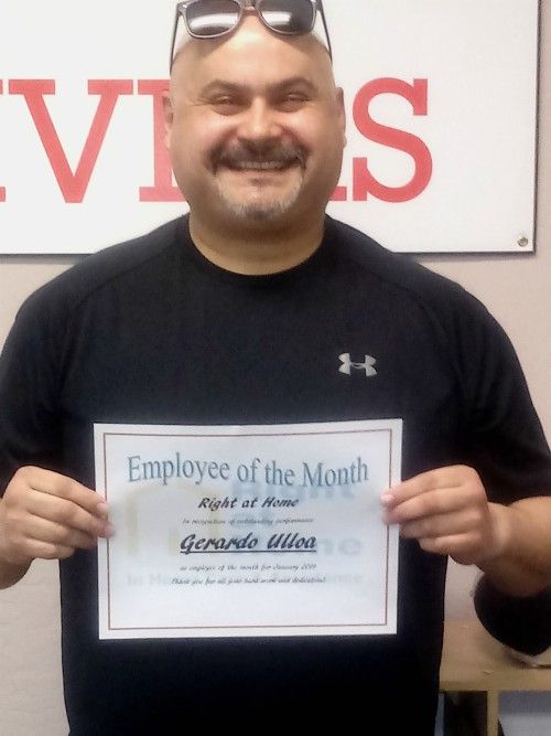 Gerardo Ulloa - Caregiver of the Month January 2019