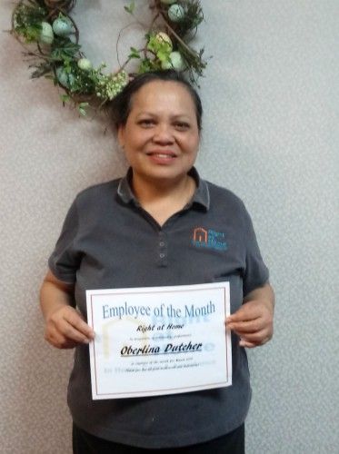 Oberlina March Caregiver of the Month 