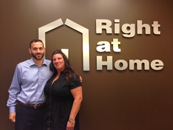 Asher Fink and Naomi Cotrone, Owners of Right at Home Warwick, RI