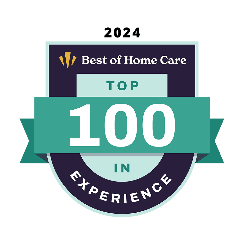 Best of Home Care Top 100 in Experience 2024 Badge