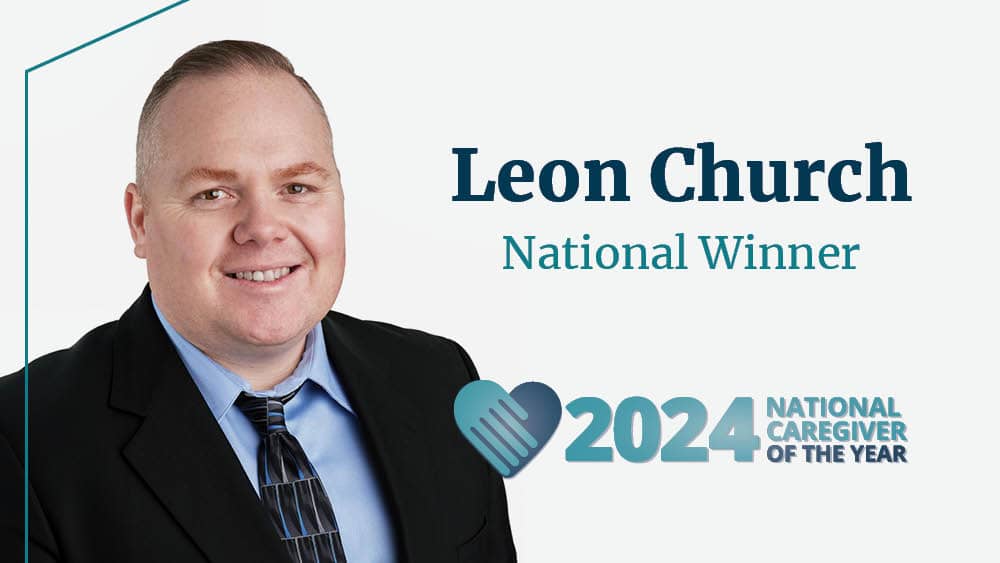 Leon Church, Right at Home's 2024 National Caregiver of the Year