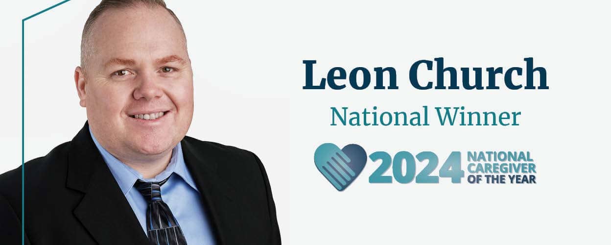 Leon Church, 2024 Right at Home National Caregiver of the Year