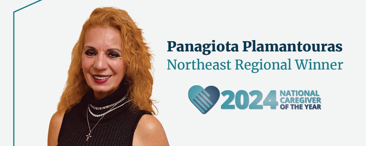 Panagiota Plamantouras, 2024 Northeast Regional Right at Home Caregiver of the Year Winner