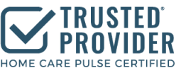 The Trusted Provider, Home Care Pulse Certified logo.